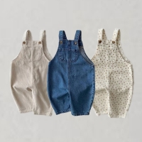 2023 Spring New Baby Boy Trousers Solid Infant Overalls For Boys Girls Clothes Kids Casual Loose Pants