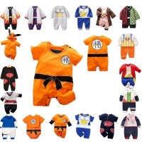 0-24 Months Infant  Anime Romper For Baby Girl Boy Toddler Halloween Clothes Cartoon Characters Cosplay Costume Newborn Jumpsuit