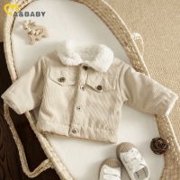 Toddler Corduroy Jackets for Infants 3m-3y, Autumn and Winter Outerwear