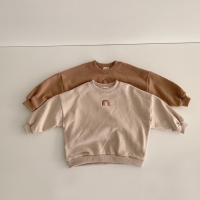 Embroidered Rainbow Sweatshirts for 0-4 Year Olds: Perfect Infant and Kids Clothing for Autumn and Spring