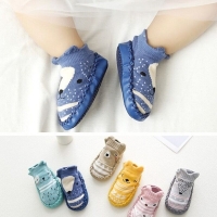 Baby Socks Slippers With Rubber Soles Girl Boy Infant Newborn Children Floor Socks Shoes Anti Slip Soft Sole Toddlers Indoor