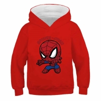 Spider-Man Hooded Sweatshirt for Kids - Animal Print Cotton Toddler Clothes for Boys and Girls