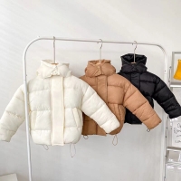 MILANCEL Winter Kids Parkas Korean Style Girls Fur Coat Hooide Boys Thicken Outerwear