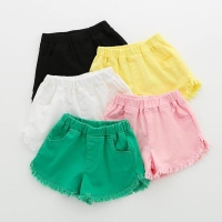 Denim Shorts for Baby Girls by Ienens - Casual and Comfortable Wear for Children