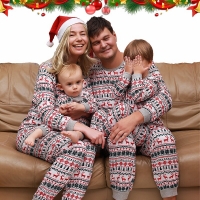 Christmas Family Matching Pajamas Set - Adult, Father, Mother, Kids Sleepwear for Son and Daughter.