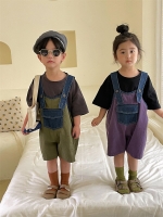 Comfy Cotton Overalls for Boys and Girls - Simple Casual Style.