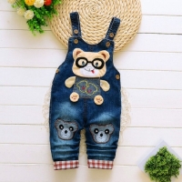 IENENS Toddler Infant Boy Long Pants Denim Overalls Dungarees Kids Baby Boys Jeans Jumpsuit Clothes Clothing Outfits Trousers