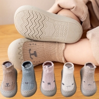 Baby Socks Shoes Infant Cute Cartoon Kids Boy Shoes Soft Rubber Sole Child Floor Sneaker BeBe Booties Toddler Girls First Walker