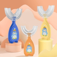Toothbrush for Children U-shaped Child Toothbrush Baby Teethers Soft Silicone Baby Brush Kids Teeth Oral Care Cleaning