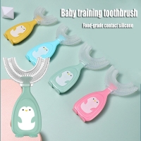 Children's Toothbrush Baby U-shaped Toothbrush Soft Silicone Teethers Newborn Brush Kids Teeth Oral Care Cleaning Health
