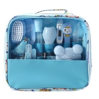 Baby Care Kit - 13pcs, Includes Nail Clippers, Hair Brush, and Medical Essentials