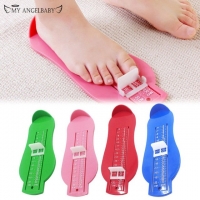 Baby Foot Measuring Gauge - Measures up to 30cm for Shoe Sizes 18-50 EUR, Random Color
