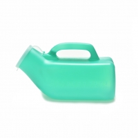 Portable Car Urinal with Handle - 1200ml Capacity for Travel, Camping, and Elderly Assistance. Unisex and Washable.