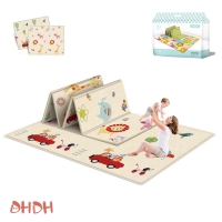 Double-sided Foldable Children Carpet Cartoon Baby Play Mat Educational Baby Activity Carpet Waterproof and Easy to Store
