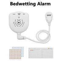 Bedwetting Alarm for Boys Girls Kids Pee Alarm with Sound Vibration LED Light Reminding to Cure Bed Wetting via Enuresis Sensors