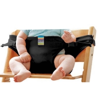 Portable Baby High Chair Seat Harness, Safety Feeding Belt with Polyester Material and Convenient Strap