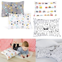 Soft cotton pillowcase for baby and toddler cot beds.
