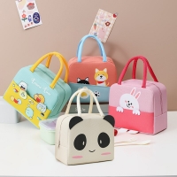 Kids Thermal Insulated Lunch Bag for Hot and Cold Food, Baby Bottle and Picnic - Cartoon Design. Portable and suitable for adults to use outdoors.