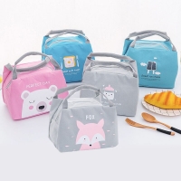 Portable Cartoon Baby Insulation Bag for Milk Bottles and Food Storage, Perfect for Outdoor Travel and Mommy Use.