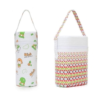 Portable Cartoon Baby Bottle Warmer and Insulated Storage Bag for Moms