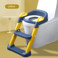 Adjustable Baby Potty Training Seat with Step Ladder and Safety Chair for Boys' Toilet Training