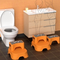 Detachable Two-Step Stool for Kids: Ideal for Bathroom, Kitchen and Potty Training