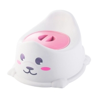Portable Baby Potty Seat with Backrest and Cute Design for Boys' Toilet Training