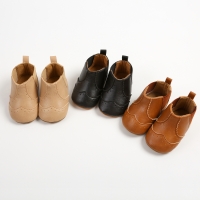 Soft soled boys' boots, comfortable anti slip boots for indoor and outdoor travel, spring and autumn