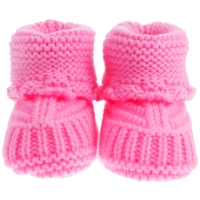 Newborn Yarn Booties Knit Crochet Infant Soft 0-3-6 Months 8Cm Shoes Knitted Infant Shoes