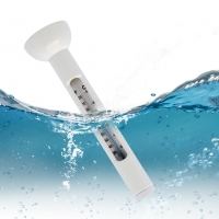 Floating Thermometer with Rope Digital Pool Thermometer Swimming Pool Thermometer for Ice Bath Tub Fishbowl Pond Hot Tub