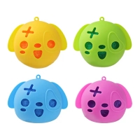 Spotted Dog Summer Water Play Ball, Silicone Baby Toys, Water Absorbing Plush, Water Ball Parent Child Toys, Fun Play Ball