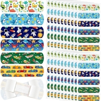 60pcs/set Cartoon Boys Plaster Band Aid Kawaii Wound Patch Finger Skin Dressing Strips First Aid Adhesive Bandages Woundplast