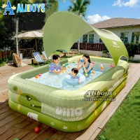 Large Inflatable Swimming Pool Foldable Swimming Pool Portable Indoor Outdoor Garden Family Bath Water Play Toy Kid Adult Gift