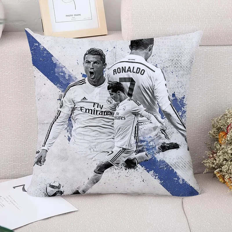 Cr7 Cristiano Ronaldo Pillow Cases Decorative Pillows Covers Pillowcases 45x45 Pillowcase Cushion Cover 45x45 Sofa Cushions Body