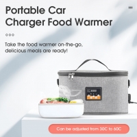 Portable Oven Car Food Warmer Personal Mini Oven with Digital Display 8L Electric Heating Lunch Box for Trip Camping Picnic